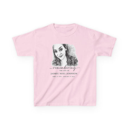 Memorial Kids Tee — "Remembering" Personalized Photo Tribute