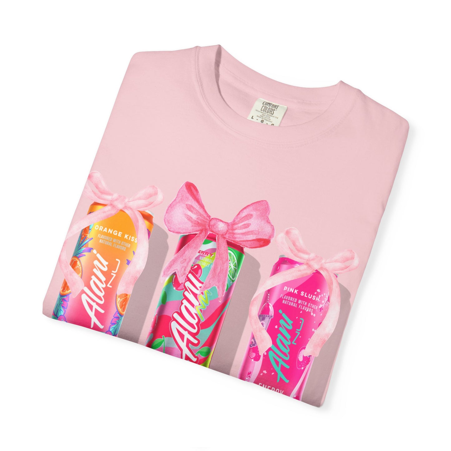 Aloha Soda Trio T-Shirt — Tropical Pink Beverage Graphic Tee