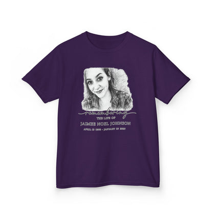 Memorial Kids Tee — "Remembering" Personalized Photo Tribute