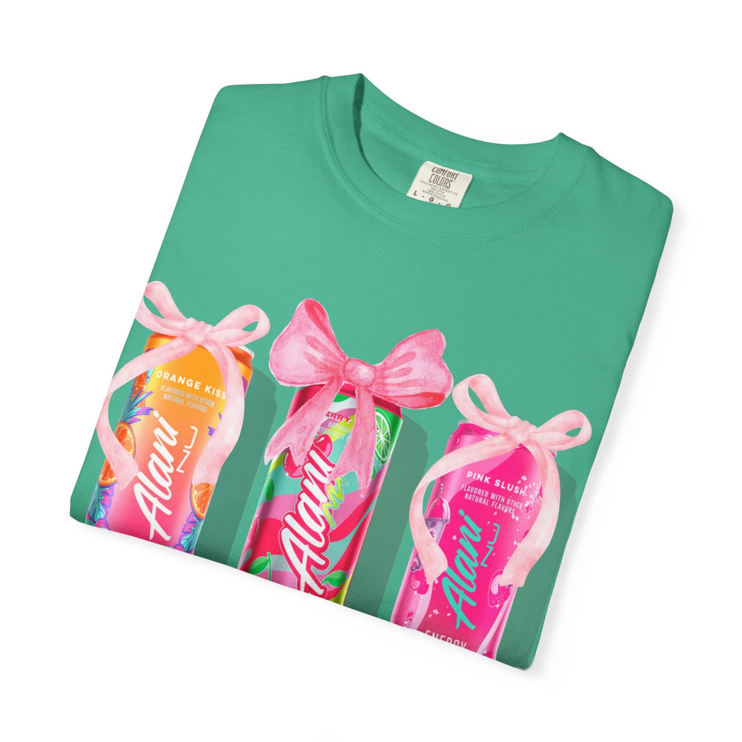 Aloha Soda Trio T-Shirt — Tropical Pink Beverage Graphic Tee