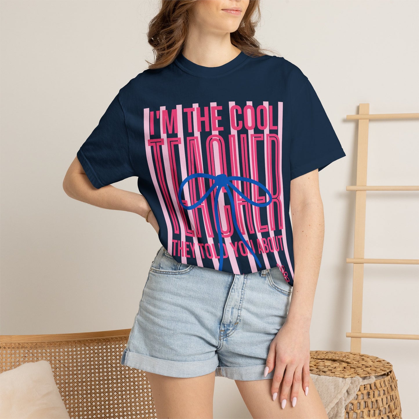 Cool Teacher T-Shirt – "I'm the Cool Teacher They Told You About" Graphic Tee