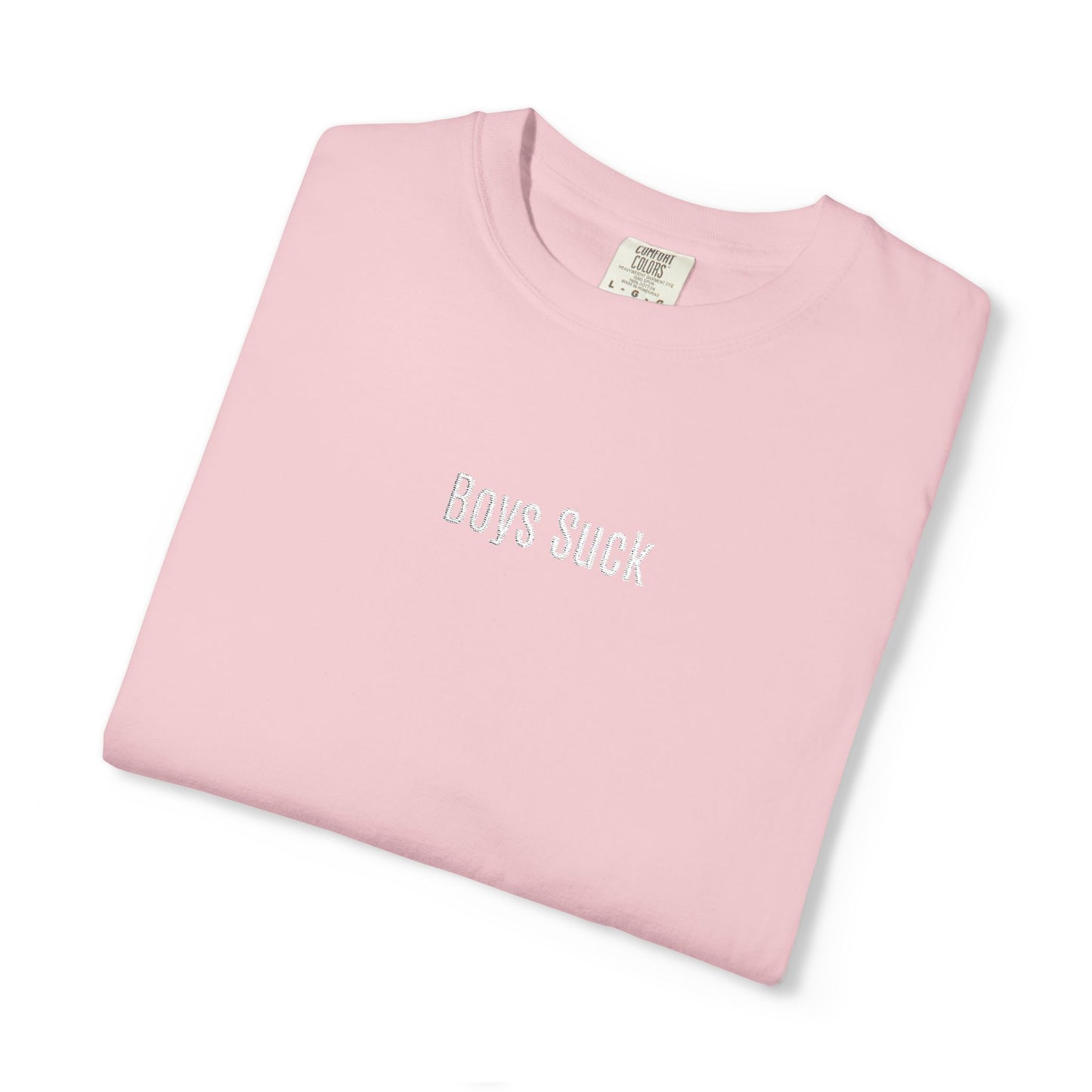 Boys Suck Embroidered  - Minimal Aesthetic Tee