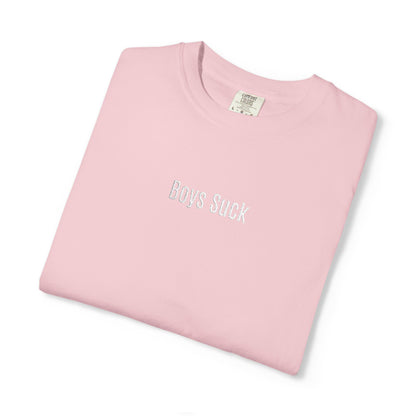Boys Suck Embroidered  - Minimal Aesthetic Tee
