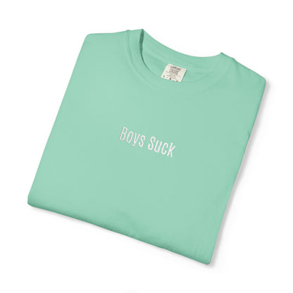 Boys Suck Embroidered  - Minimal Aesthetic Tee