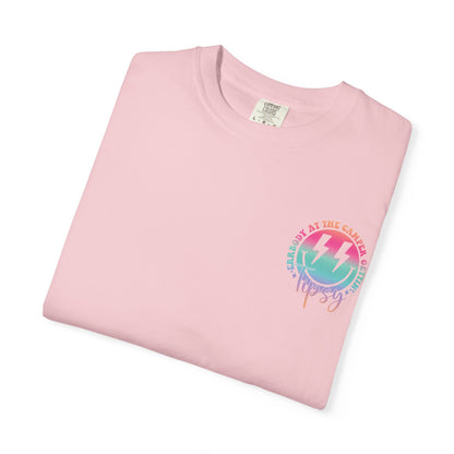 Gettin' Tipsy Camper T-Shirt — Retro Rainbow Camping Tee