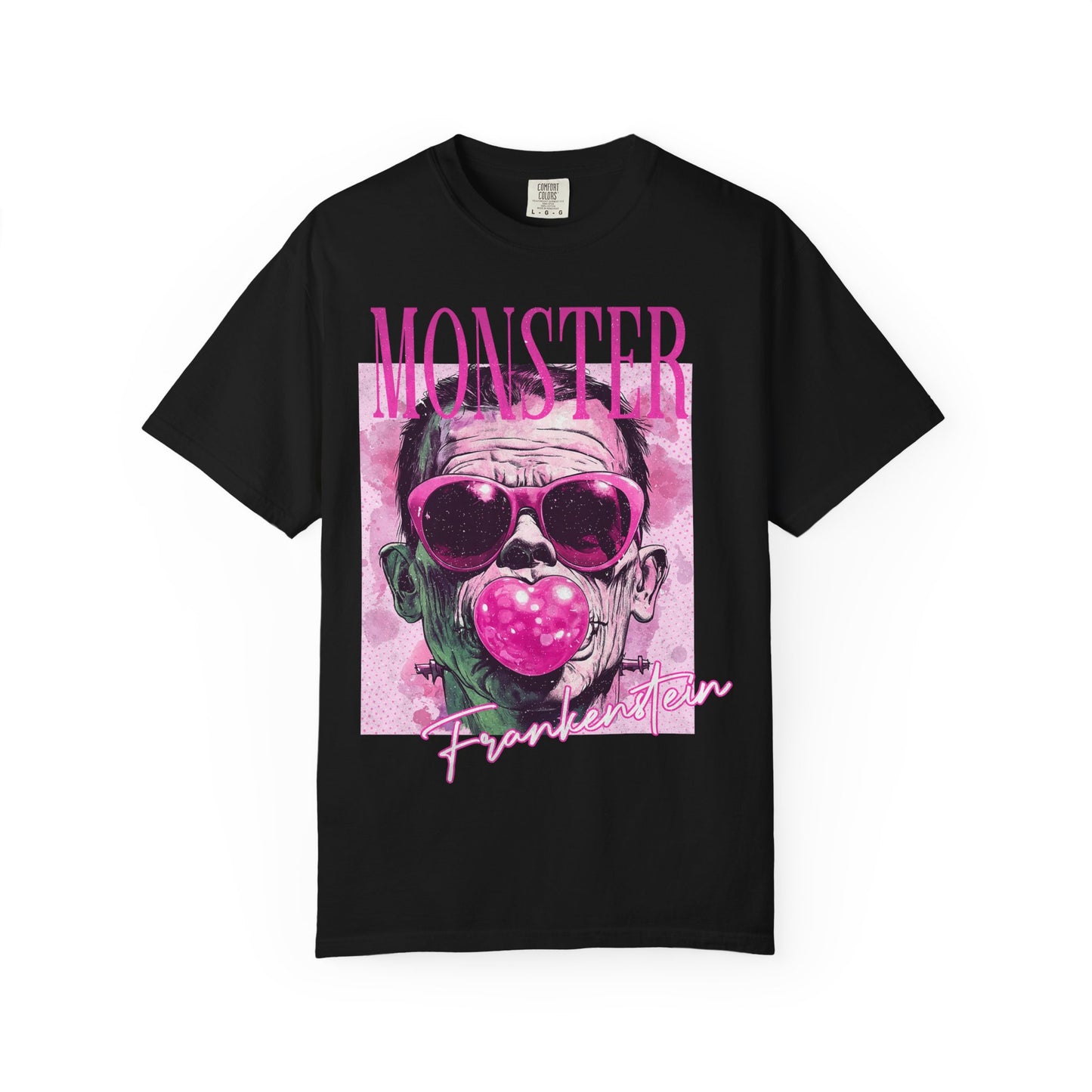 Frankenstein Monster Bubblegum Graphic T-Shirt
