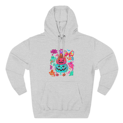 Colorful Pumpkin Hoodie — Cute Halloween Graphic Pullover