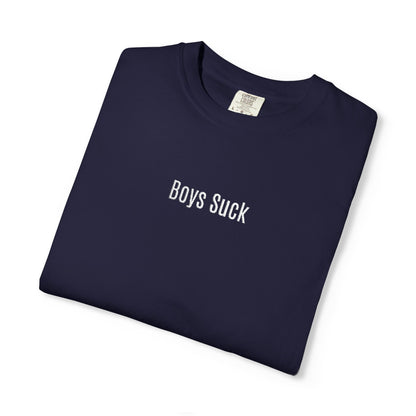 Boys Suck Embroidered  - Minimal Aesthetic Tee