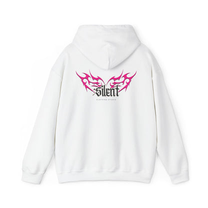Silent Flame Hoodie — Pink Silent Clothing Hooded Sweatshirt
