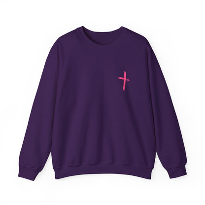 Worship Is Loud Crewneck Sweatshirt — Christian Faith Graphic