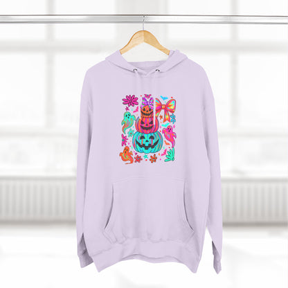 Colorful Pumpkin Hoodie — Cute Halloween Graphic Pullover