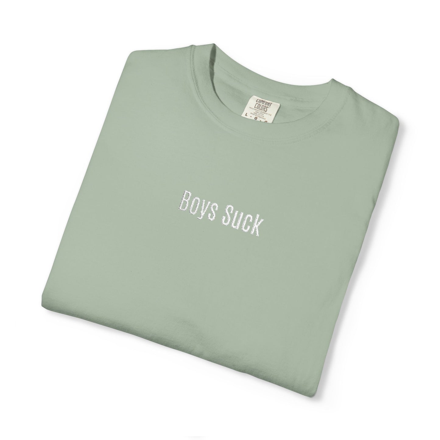 Boys Suck Embroidered  - Minimal Aesthetic Tee