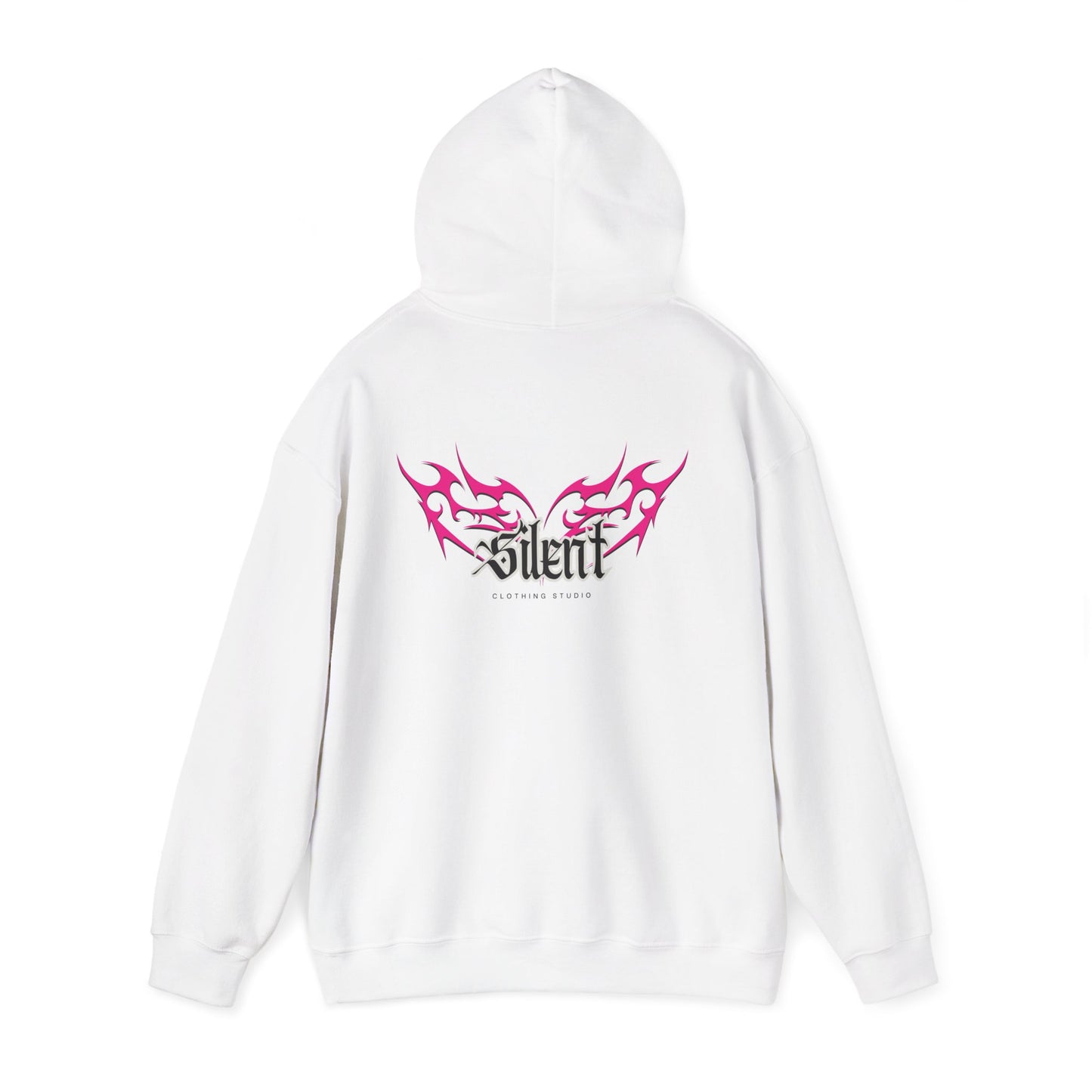 Silent Flame Hoodie — Pink Silent Clothing Hooded Sweatshirt