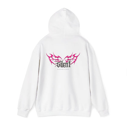 Silent Flame Hoodie — Pink Silent Clothing Hooded Sweatshirt