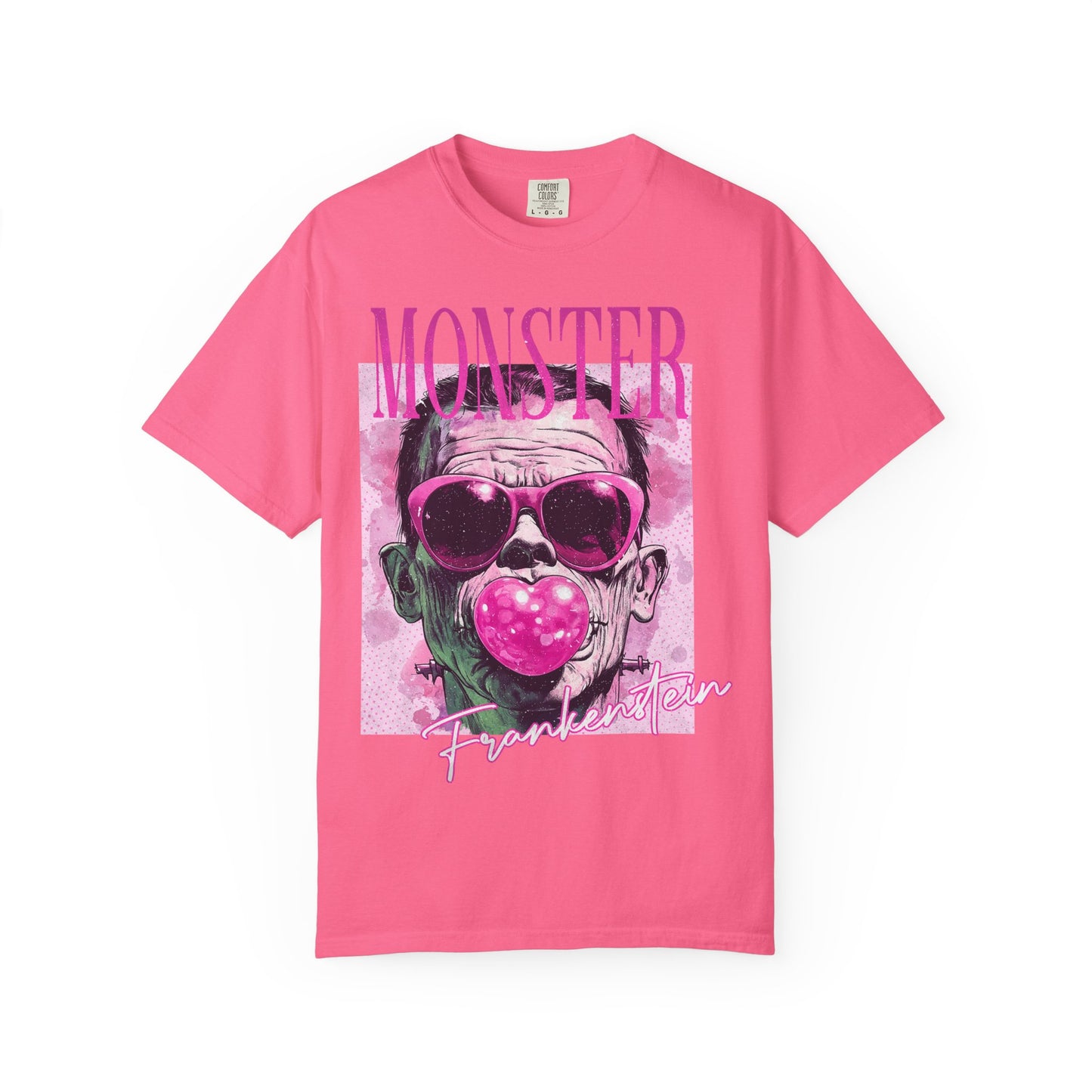 Frankenstein Monster Bubblegum Graphic T-Shirt