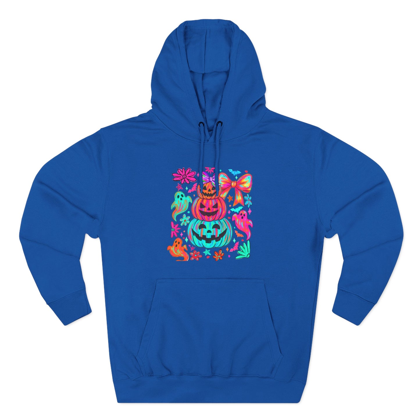 Colorful Pumpkin Hoodie — Cute Halloween Graphic Pullover