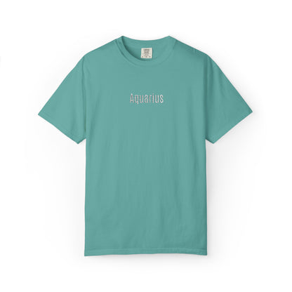 Aquarius Embroidered' Graphic T-Shirt
