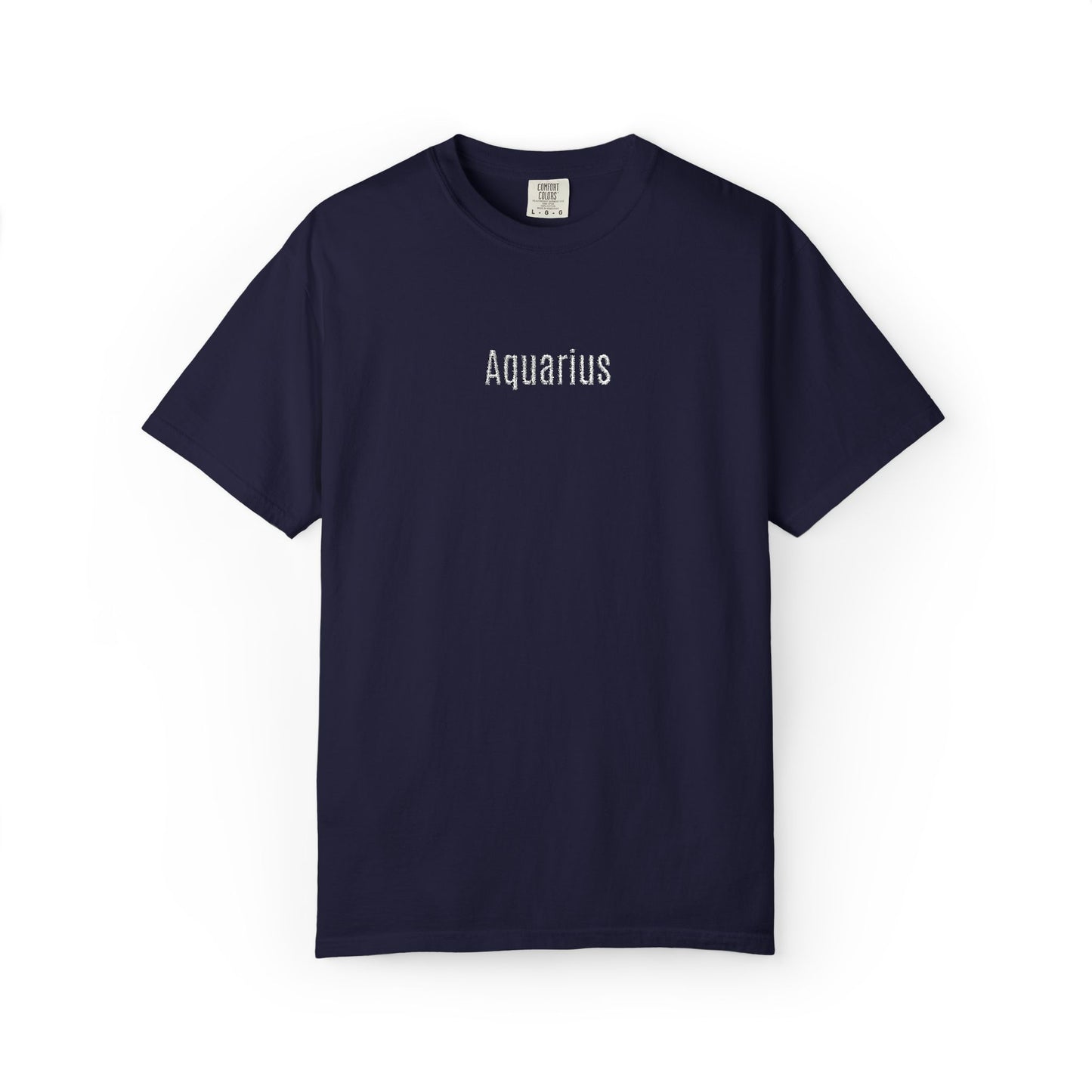 Aquarius Embroidered' Graphic T-Shirt