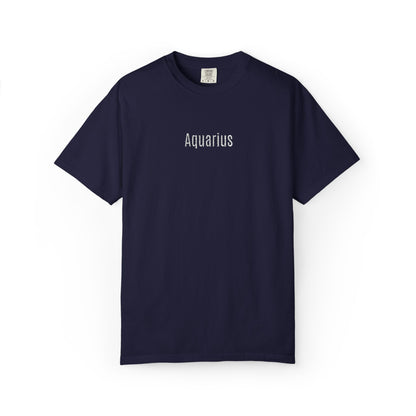 Aquarius Embroidered' Graphic T-Shirt