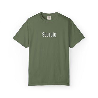 Scorpio Embroidered Script T-Shirt