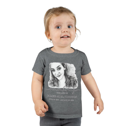 Toddler T-Shirt — Memorial Photo Tribute Tee (Custom Photo & Name)