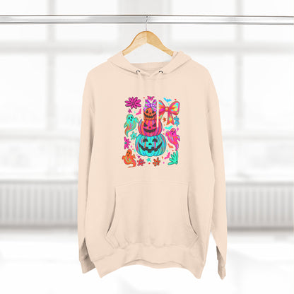 Colorful Pumpkin Hoodie — Cute Halloween Graphic Pullover