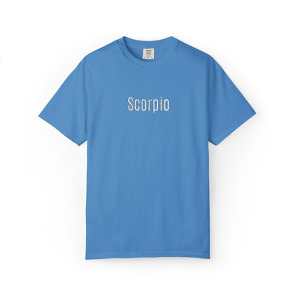 Scorpio Embroidered Script T-Shirt