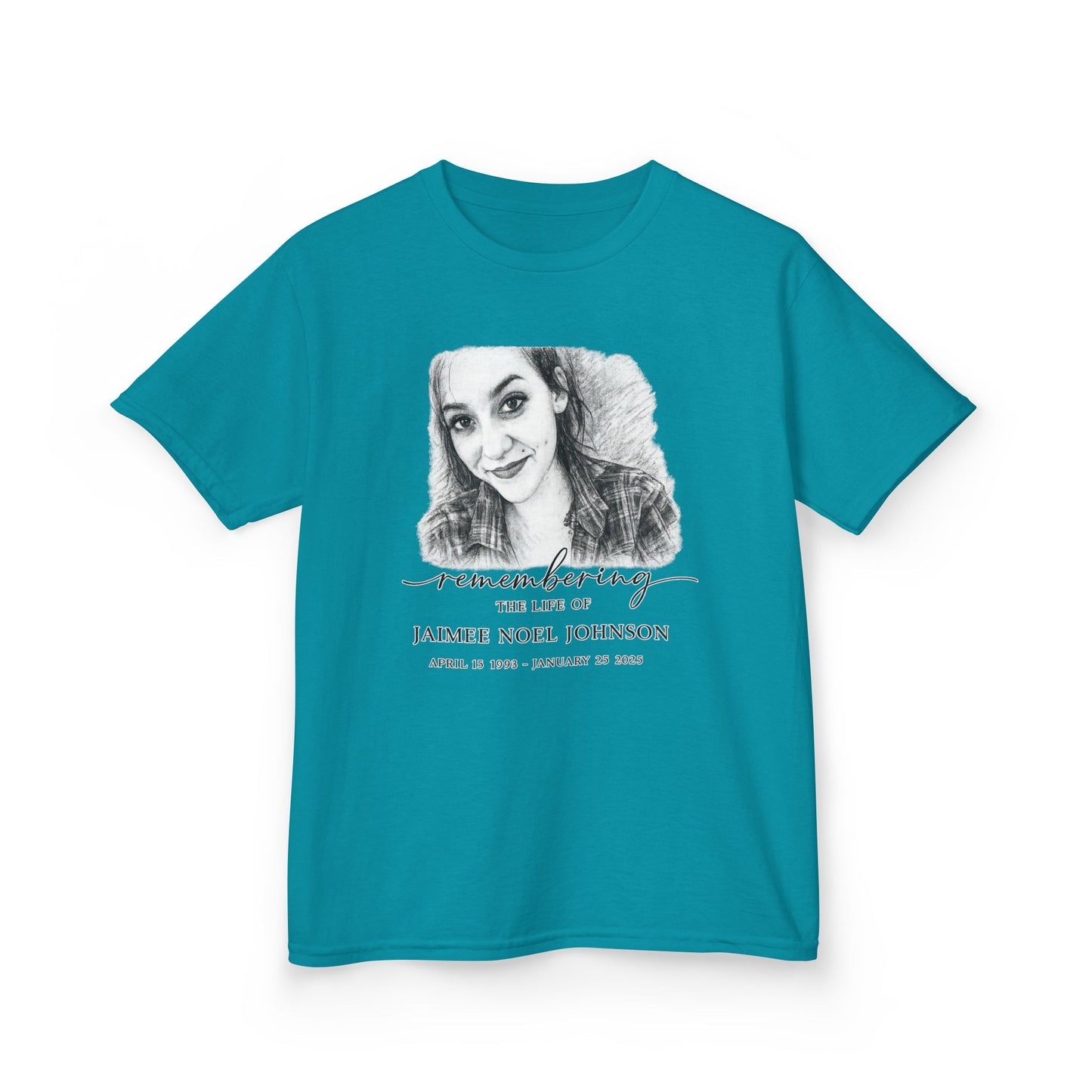 Memorial Kids Tee — "Remembering" Personalized Photo Tribute