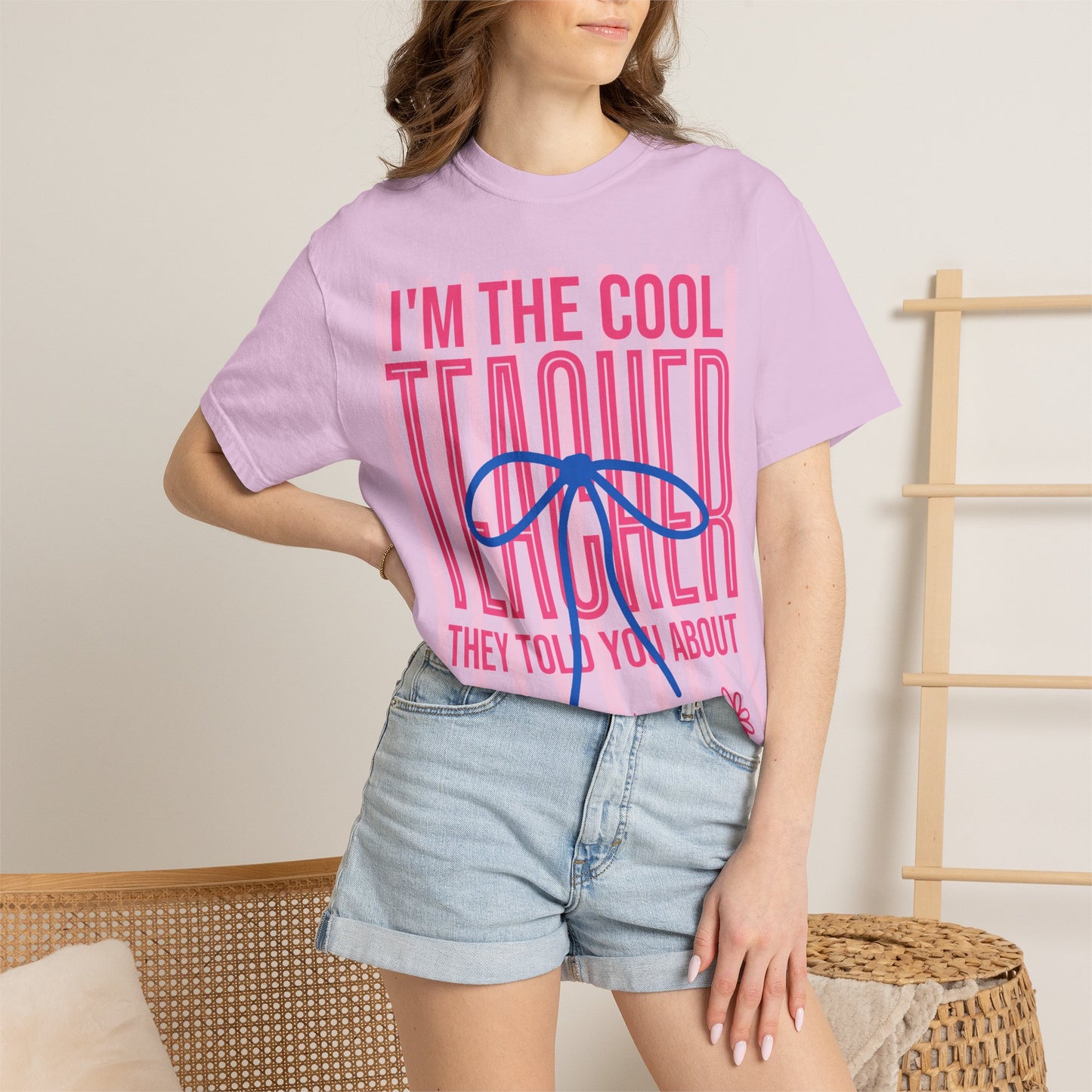 Cool Teacher T-Shirt – "I'm the Cool Teacher They Told You About" Graphic Tee