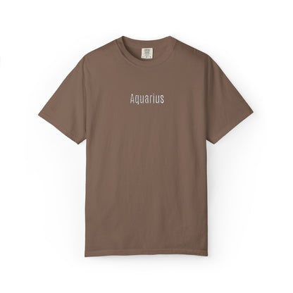 Aquarius Embroidered' Graphic T-Shirt