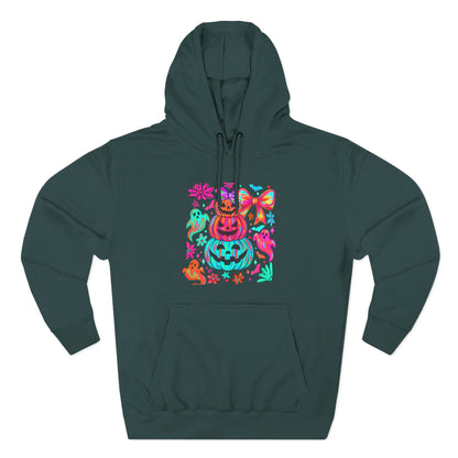Colorful Pumpkin Hoodie — Cute Halloween Graphic Pullover