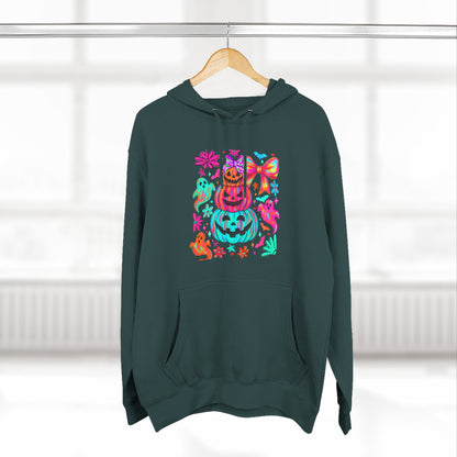 Colorful Pumpkin Hoodie — Cute Halloween Graphic Pullover