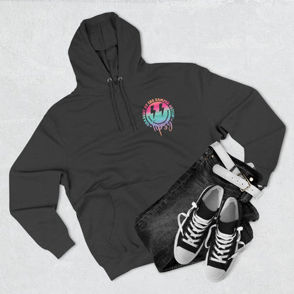 Gettin' Tipsy Camper Hoodie — Retro Pastel Camping Graphic Fleece