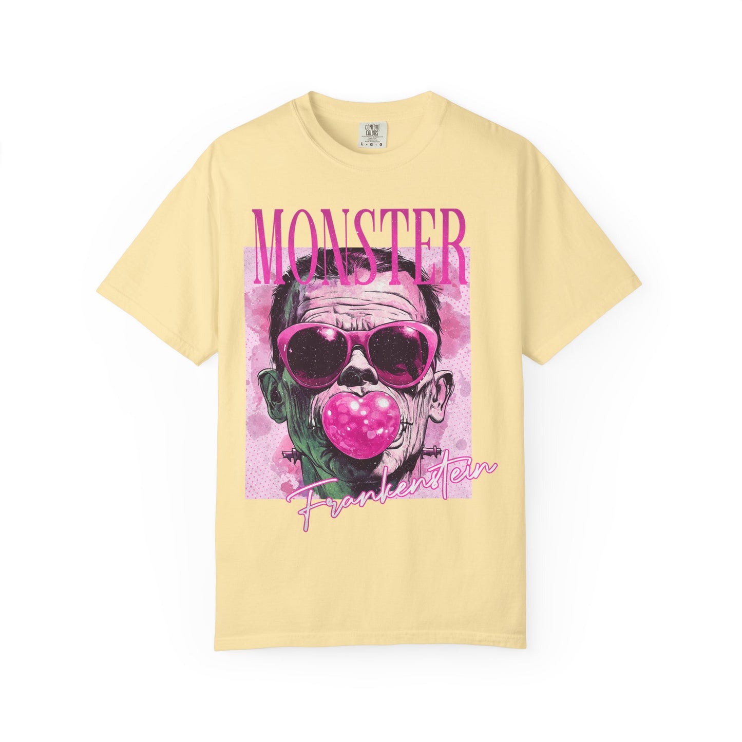 Frankenstein Monster Bubblegum Graphic T-Shirt