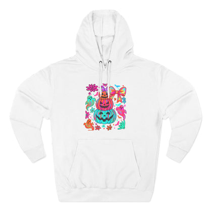 Colorful Pumpkin Hoodie — Cute Halloween Graphic Pullover
