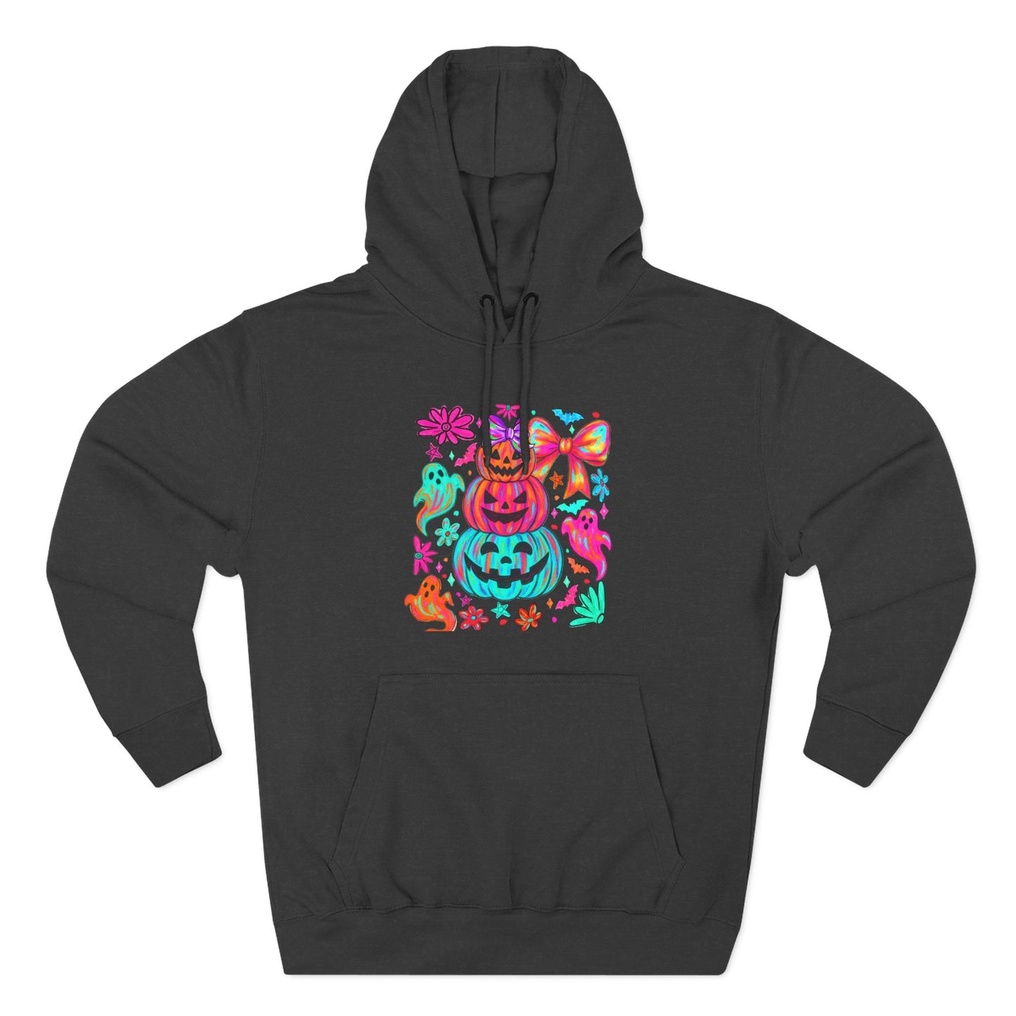 Colorful Pumpkin Hoodie — Cute Halloween Graphic Pullover