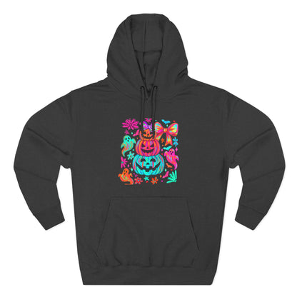 Colorful Pumpkin Hoodie — Cute Halloween Graphic Pullover