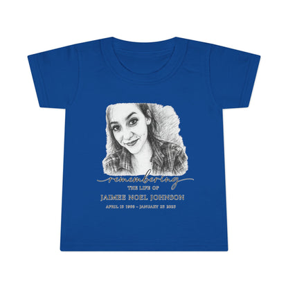 Toddler T-Shirt — Memorial Photo Tribute Tee (Custom Photo & Name)