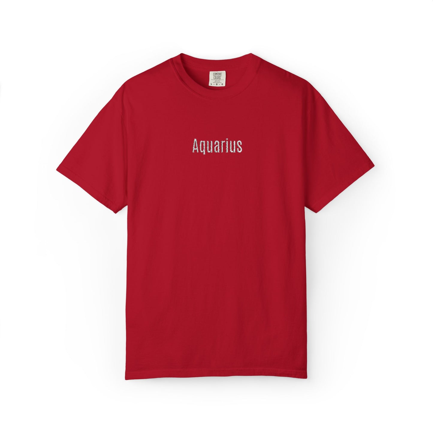 Aquarius Embroidered' Graphic T-Shirt