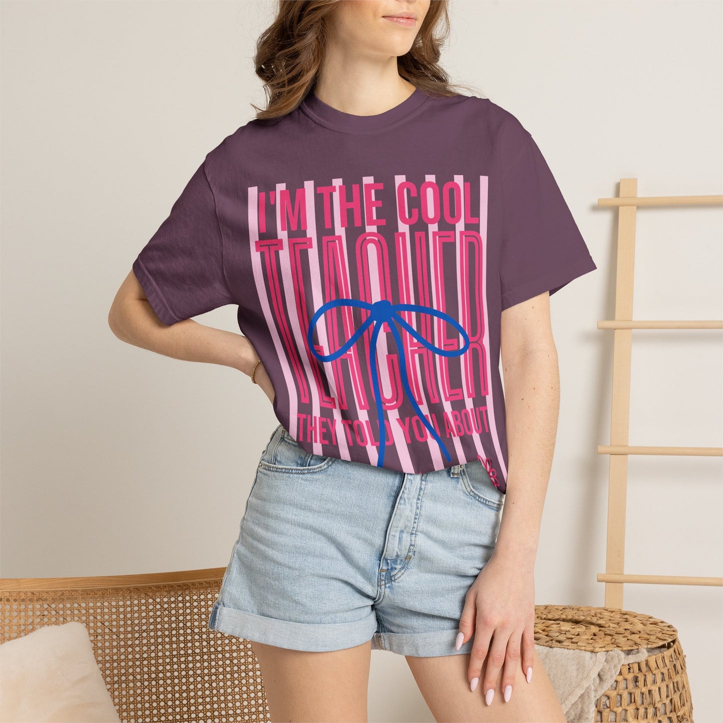 Cool Teacher T-Shirt – "I'm the Cool Teacher They Told You About" Graphic Tee