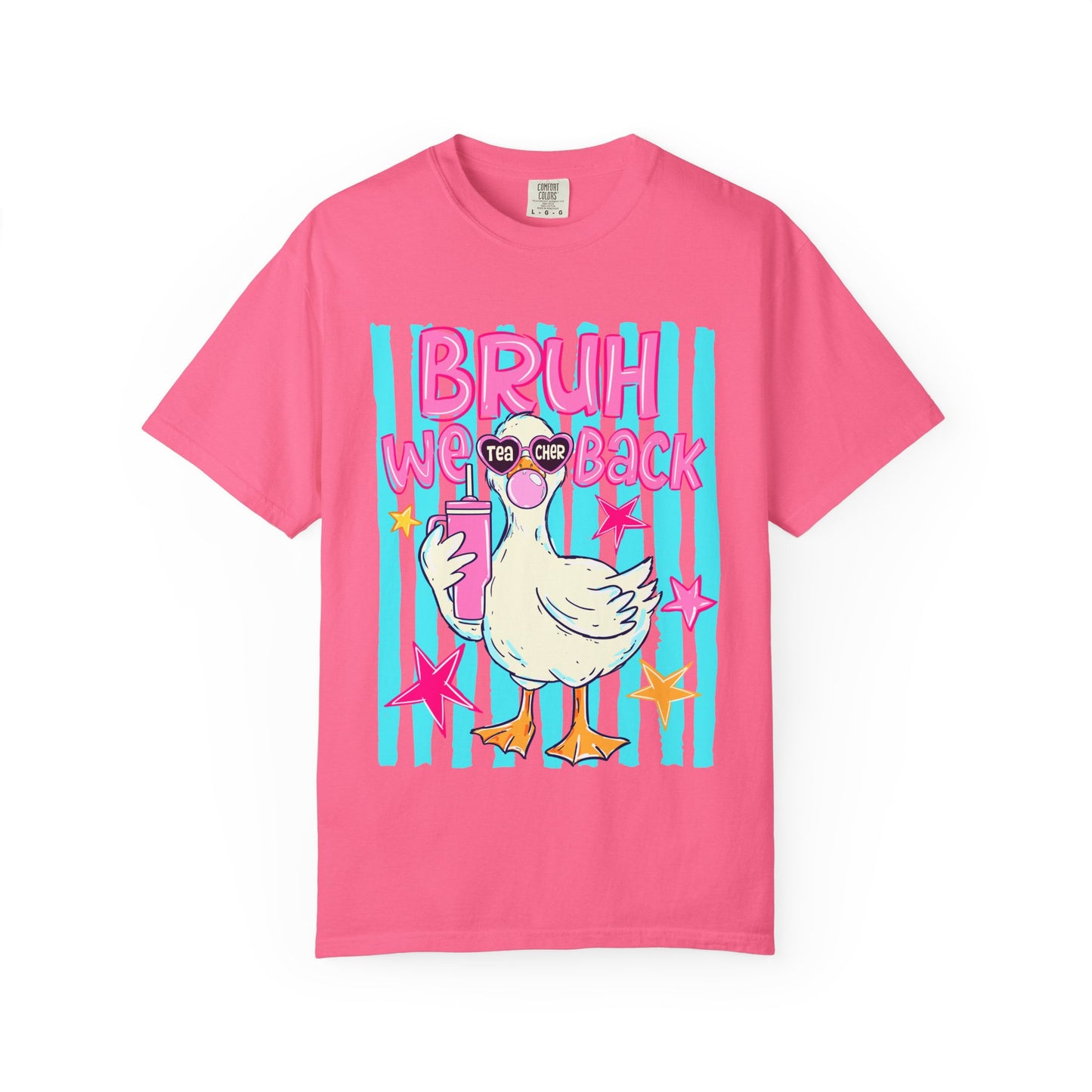 Bruh We Back Goose Teacher Graphic T-Shirt