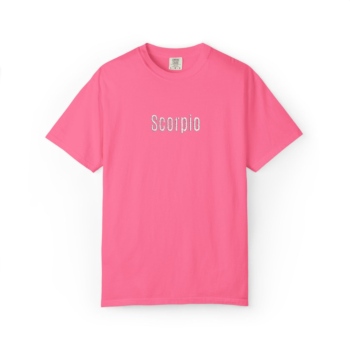 Scorpio Embroidered Script T-Shirt