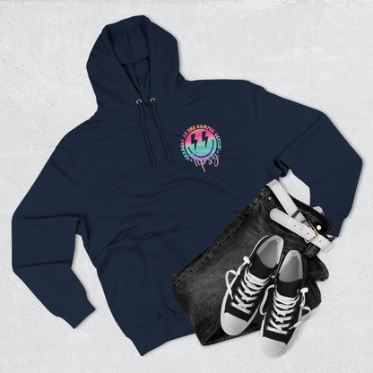 Gettin' Tipsy Camper Hoodie — Retro Pastel Camping Graphic Fleece