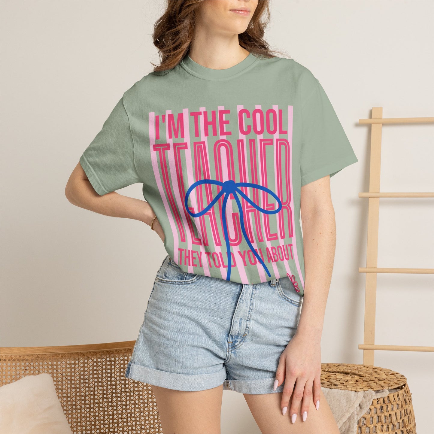 Cool Teacher T-Shirt – "I'm the Cool Teacher They Told You About" Graphic Tee