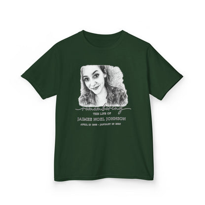Memorial Kids Tee — "Remembering" Personalized Photo Tribute