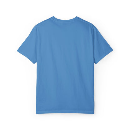 Embroidered T-Shirt — 'Let It Be' Minimal Script Graphic Tee