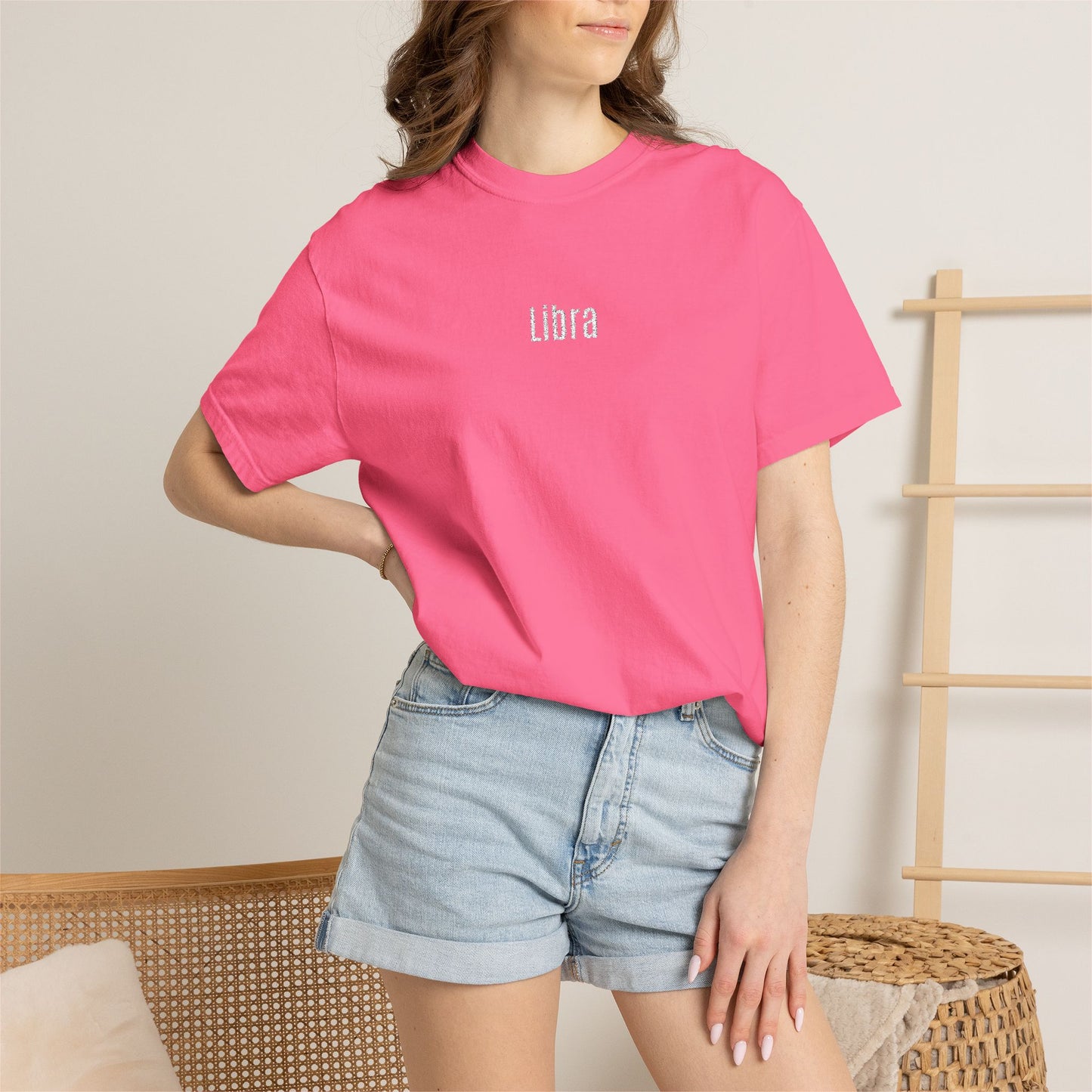 Libra Embroidered T-Shirt