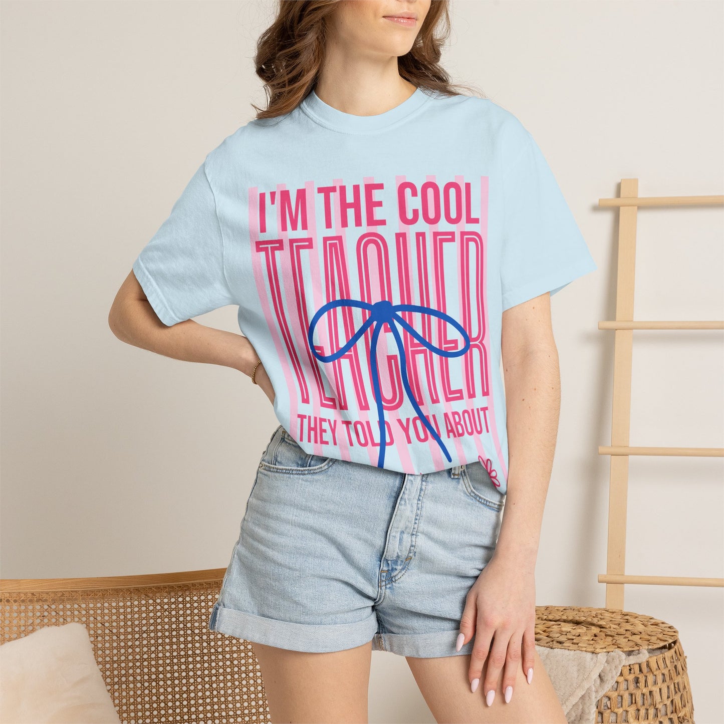 Cool Teacher T-Shirt – "I'm the Cool Teacher They Told You About" Graphic Tee