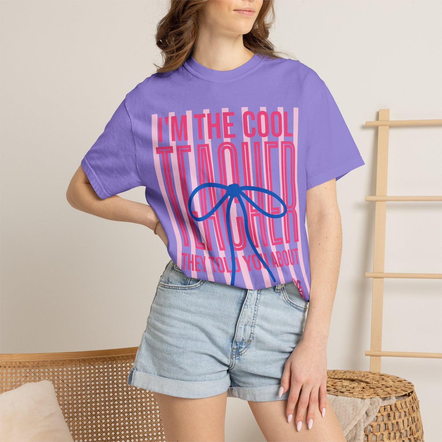 Cool Teacher T-Shirt – "I'm the Cool Teacher They Told You About" Graphic Tee