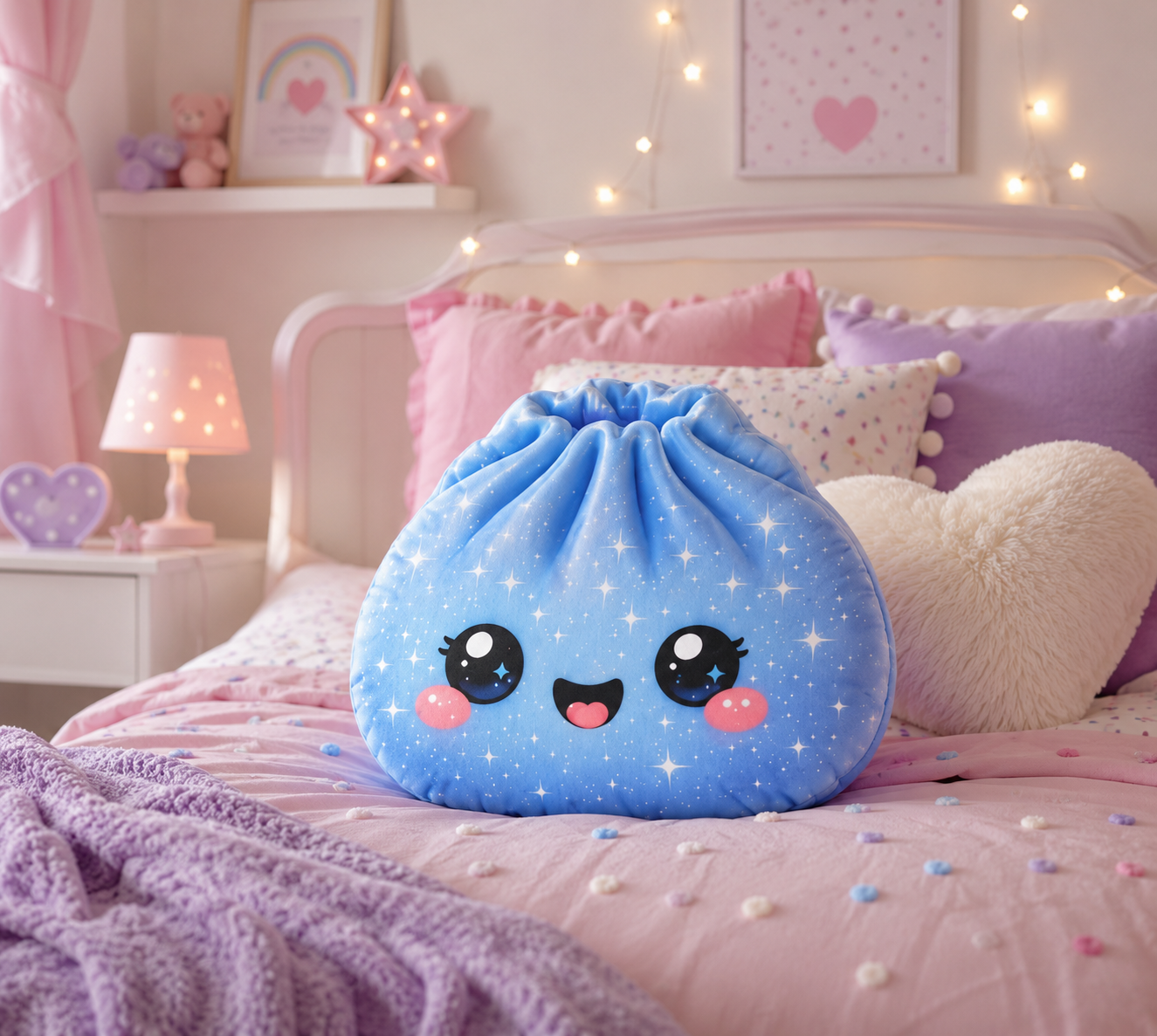 Sparkle Dumpling Shaped Pillow